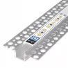 Profil Aluminiowy LED 2m Do Płyt GK Gipsowych 10mm Wpuszczany Regips klosz-5904703022145