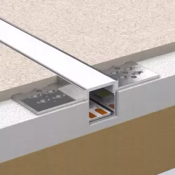 Profil Aluminiowy LED 2m Do Płyt GK Gipsowych 10mm Wpuszczany Regips klosz-5904703022145
