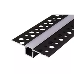 Profil Led Masterled GK 10mm 1m czarny mleczny-5904703022152