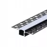 Profil Led podtynkowy do GK 12mm 2m czarny mleczny-5904703022183