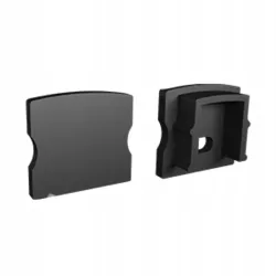 Profil Led podtynkowy do GK 12mm 2m czarny mleczny-5904703022183