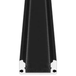 profil LED aluminiowy nawierzchniowy 1m czarny natynkowy DO TAŚMY + KLOSZ-5904703022336