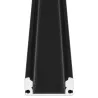 profil LED aluminiowy nawierzchniowy 1m czarny natynkowy DO TAŚMY + KLOSZ-5904703022336