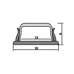 Profil Led Masterled elastyczny 2m anodowany mlecz-5904703022121