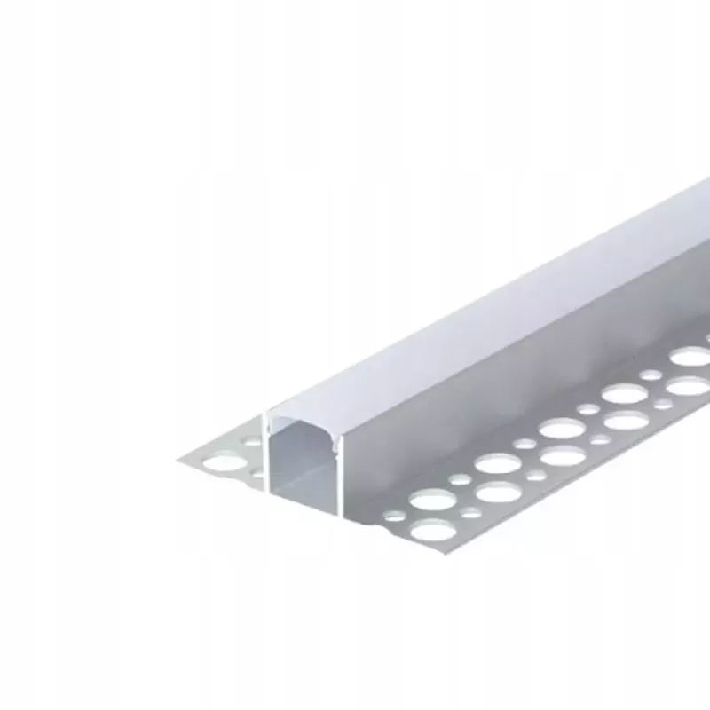 Profil Led GK do płytek 2m anodowany mleczny-5904703022237