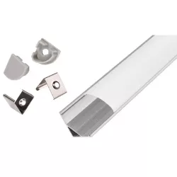 Profil Led Masterled kątowy 1m anodowany mleczny-5904703022268