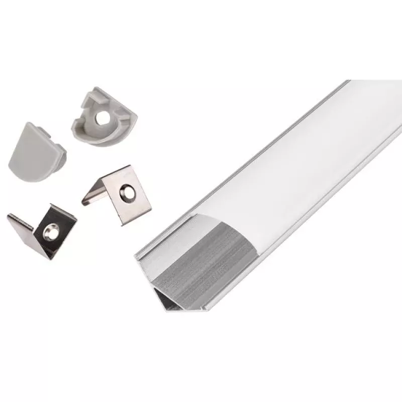 Profil Led Masterled kątowy 1m anodowany mleczny-5904703022268