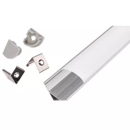 Profil Led Masterled kątowy 1m anodowany mleczny-5904703022268
