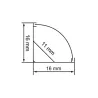 Profil Led Masterled kątowy 1m anodowany mleczny-5904703022268