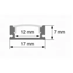 Profil Led Masterled nawierzchniowy 1m anodowany m-5904703022312