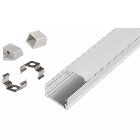 Profil Led Masterled slim 1m anodowany mleczny-5904703022350