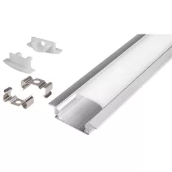 Profil Led Masterled wpuszczany 1m anodowany mlecz-5904703022398