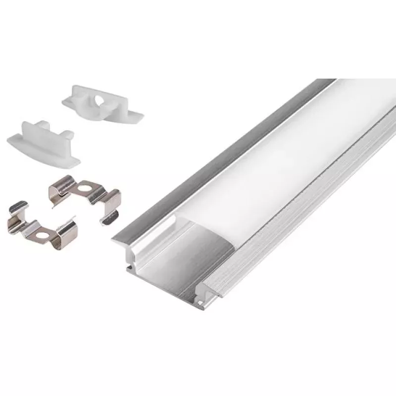Profil Led Masterled wpuszczany 1m anodowany mlecz-5904703022398