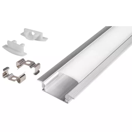 Profil Led Masterled wpuszczany 1m anodowany mlecz-5904703022398