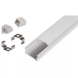 Profil Led Masterled slim 2m anodowany mleczny-5904703022367
