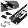 Profil Aluminiowy LED 2m wpuszczany Do Taśmy z Kloszem zaślepka uchwyt-5904703022428