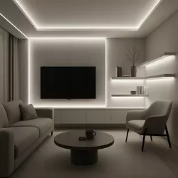 Profil Aluminiowy LED 2m wpuszczany Do Taśmy z Kloszem zaślepka uchwyt-5904703022428