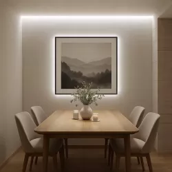 Profil Aluminiowy LED 2m wpuszczany Do Taśmy z Kloszem zaślepka uchwyt-5904703022428