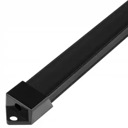 Profil Aluminiowy LED 2m nawierzchniowy SLIM Do Taśmy z Kloszem zaślepka-5904703027379