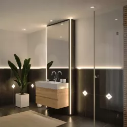 Profil Aluminiowy LED 2m nawierzchniowy SLIM Do Taśmy z Kloszem zaślepka-5904703027379