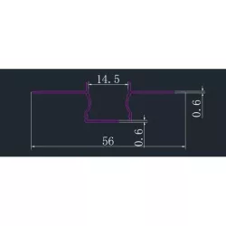Profil Led Masterled GK 12mm-2 2m czarny czarny-5904703027393