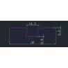 Profil Led Masterled GK 12mm-2 2m czarny czarny-5904703027393