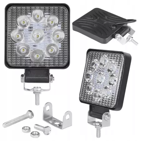 Lampa robocza LED 27W HALOGEN SZPERACZ 12V 24V-5908263380608