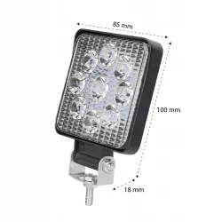Lampa robocza LED 27W HALOGEN SZPERACZ 12V 24V-5908263380608