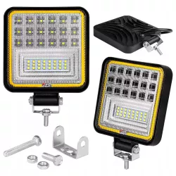Lampa robocza 126W LED HALOGEN SZPERACZ ŚWIATŁO OSTRZEGAWCZE-5908263383647