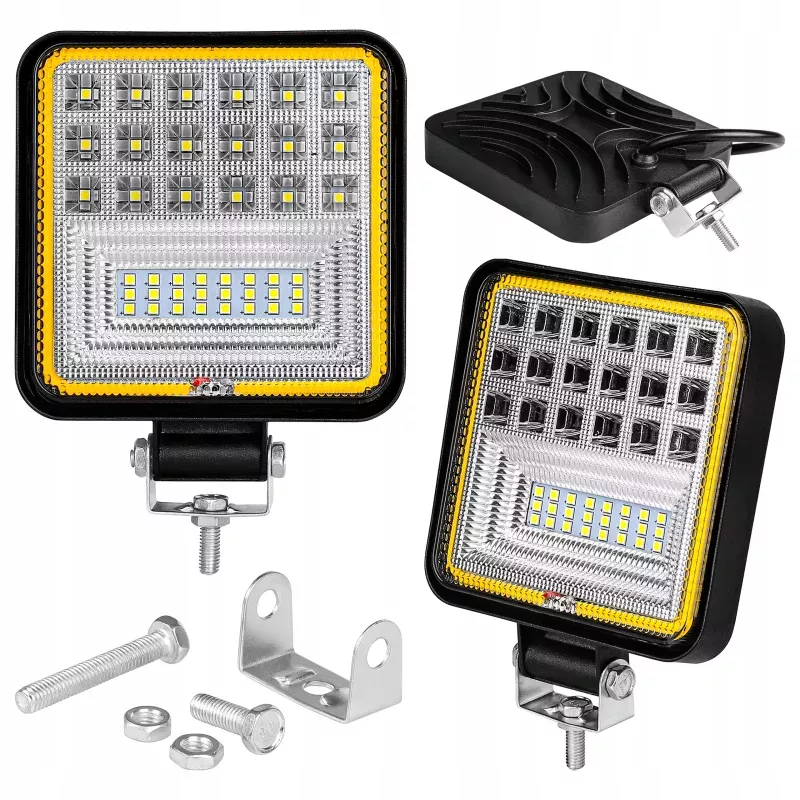 Lampa robocza 126W LED HALOGEN SZPERACZ ŚWIATŁO OSTRZEGAWCZE-5908263383647