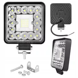 Lampa robocza LED OFF-ROAD 123W HALOGEN na auto wysoka jakość kwadratowa-5904703015437