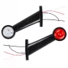Lampa obrysowa kierunkowskaz 12-24V LED biało-czerwona uniwersalna 2 szt-5904703014430