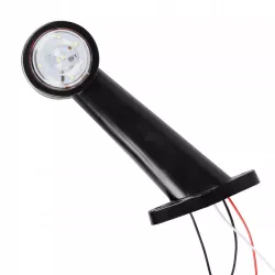 Lampa obrysowa kierunkowskaz 12-24V LED biało-czerwona uniwersalna 2 szt-5904703014430