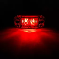 Lampa obrysowa LED 12-24V IP67 czerwony na tira kierunkowskaz-5904703014416