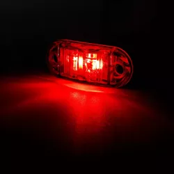 Lampa obrysowa LED 12-24V IP67 czerwony na tira kierunkowskaz-5904703014416