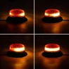 Lampa LED ostrzegawcza BŁYSKOWA KOGUT pomarańczowa na magnez-5904703014461