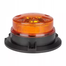 Lampa LED ostrzegawcza BŁYSKOWA KOGUT pomarańczowa na magnez-5904703014461