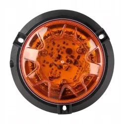 Lampa LED ostrzegawcza BŁYSKOWA KOGUT pomarańczowa na magnez-5904703014461