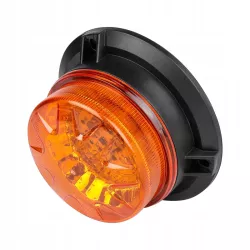 Lampa LED ostrzegawcza BŁYSKOWA KOGUT pomarańczowa na magnez-5904703014461