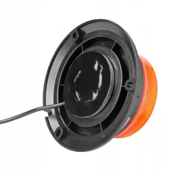 Lampa LED ostrzegawcza BŁYSKOWA KOGUT pomarańczowa na magnez-5904703014461