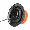 Lampa LED ostrzegawcza BŁYSKOWA KOGUT pomarańczowa na magnez-5904703014461