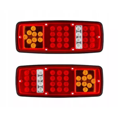 Lampa LED 4w1 Tylna Zespolona Kierunkowskaz na TIR-a Prawa + Lewa Komplet 2-5904703021421