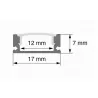 Profil Led Masterled nawierzchniowy 2m czarny czar-5904703027416