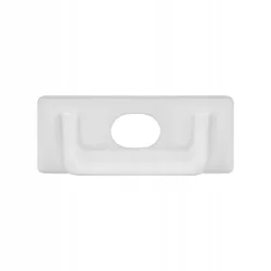 Zaślepka do profilu nawierzchniowego slim Master LED z otworem biała-5904703027874