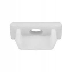 Zaślepka do profilu nawierzchniowego slim Master LED z otworem biała-5904703027874
