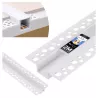 Profil LED PCV Do Płyt GK Gipsowych 12mm Wpuszczany Regips 2m klosz-5904703027904