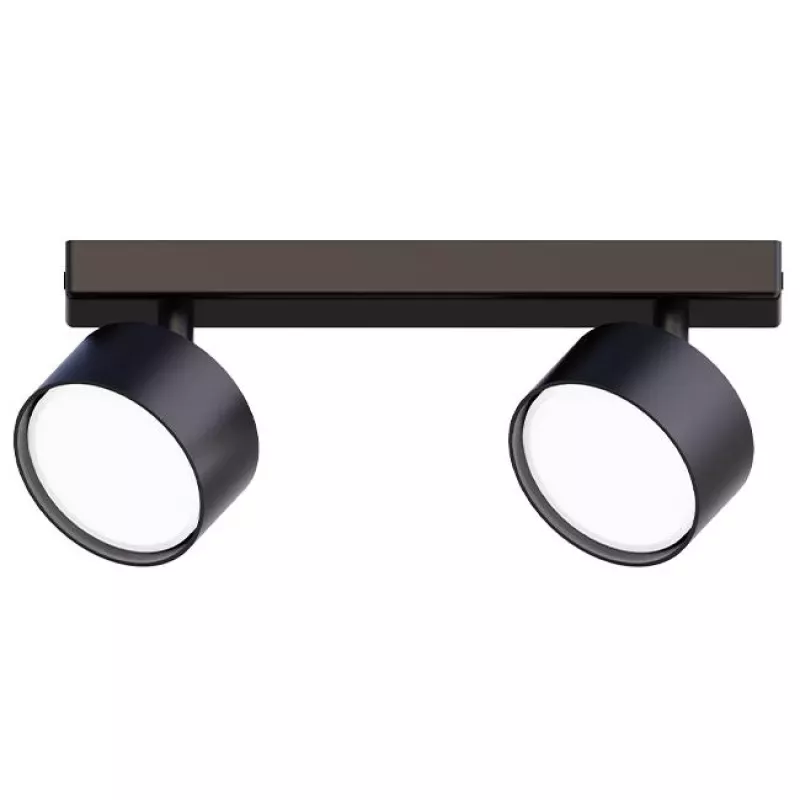 Kinkiet GX53 LED Capris ruchomy x2 czarny-5904703029595