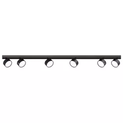 Kinkiet GX53 LED Capris ruchomy x6 czarny-5904703029656
