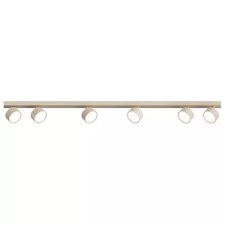 Kinkiet GX53 LED Capris ruchomy x6 beżowy+złoty-5904703029670