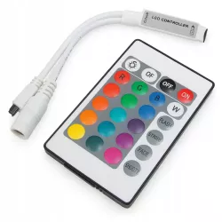 Sterownik Kontroler RGB do taśm PILOT LED IR 5V 12V 24V-5903002032008